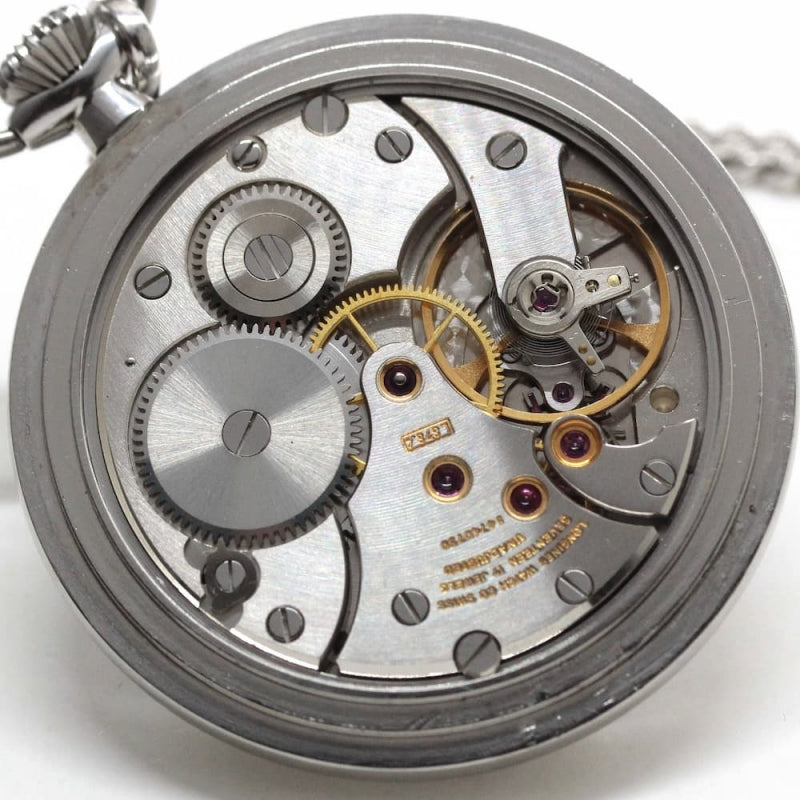 絶版モデルのロンジン オープンフェイス懐中時計/L7.014.4.73.1