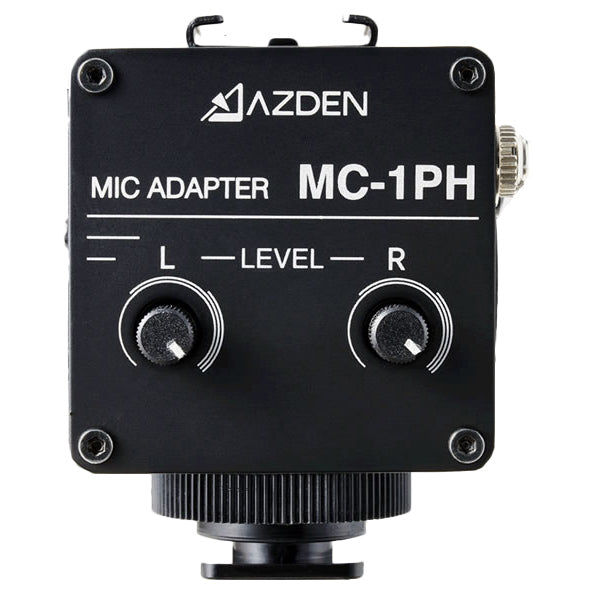 AZDEN MC-1PH(BLACK) ファンタム電源供給機能付きマイクアダプター
