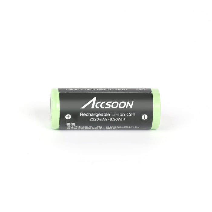 創業祭2026】Accsoon ACC19 18500充電式バッテリー(5個入り) - 業務用