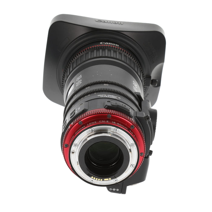 中古品】Canon CN-E18-80mm T4.4 L IS KAS S (EF用) COMPACT SERVO