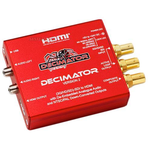 Decimator Design DECIMATOR 2 3G/HD/SD-SDI to HDMI/アナログ