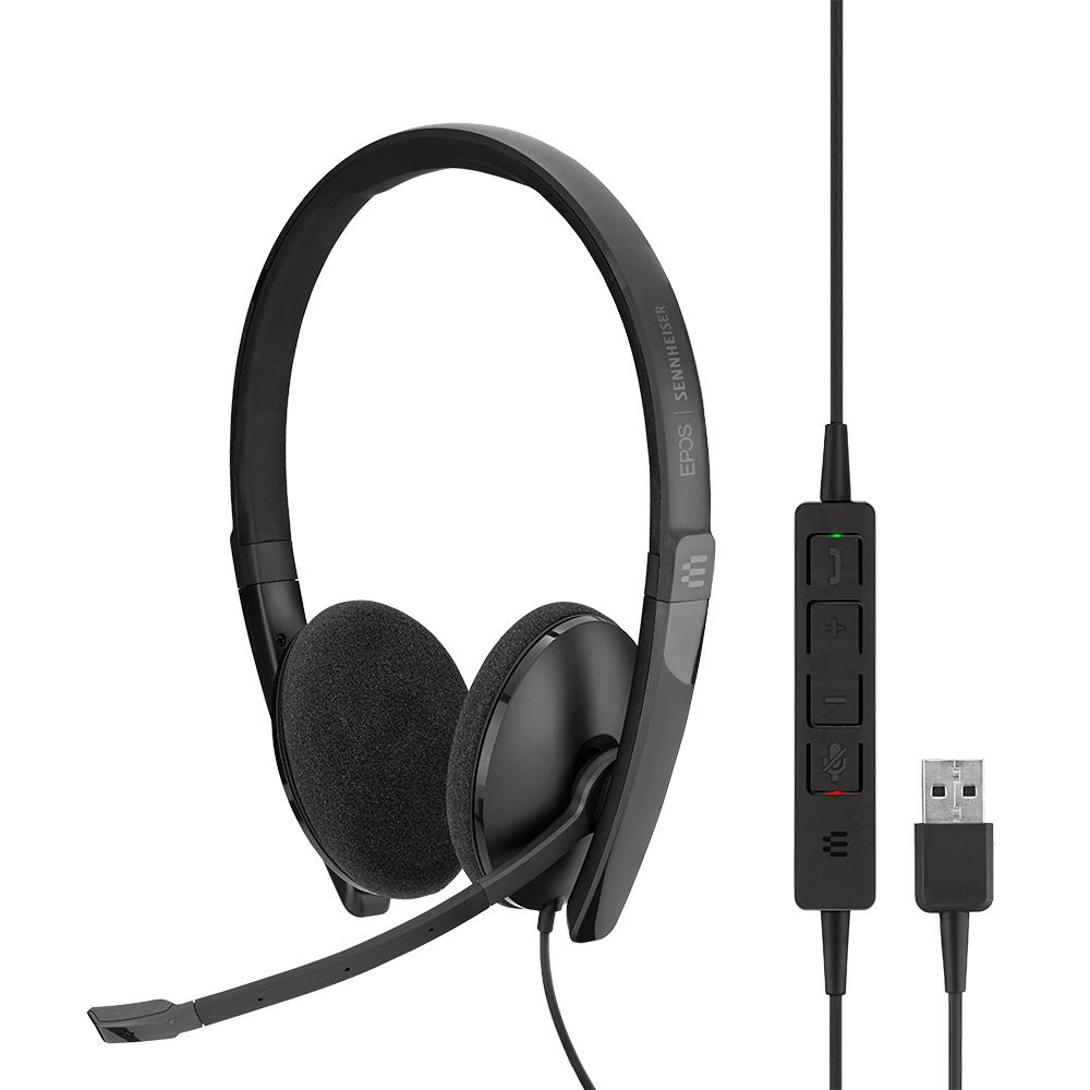 EPOS|SENNHEISER 508315 両耳USBヘッドセット SC 160 USB - 業務用撮影
