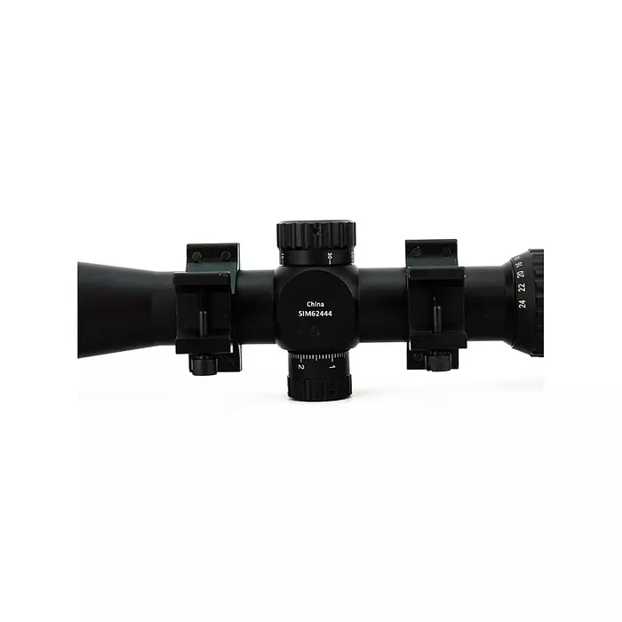 Simmons Pro-Target Rifle Scope 6-24x40mm Mil-Dot Reticle Black