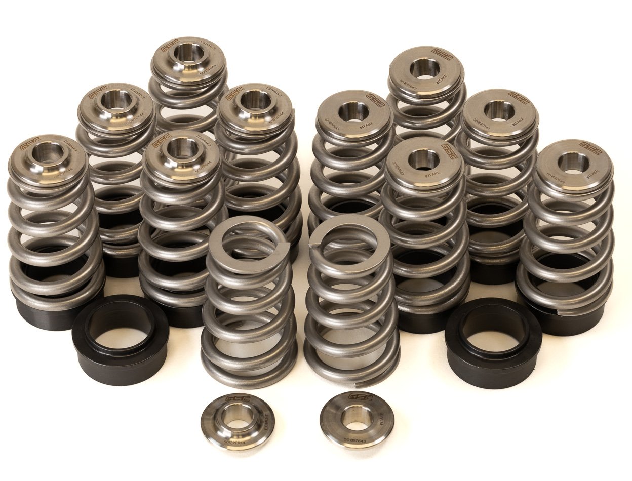 GSC Power-Division Conical Valve Spring with Ti Retainer and Seat