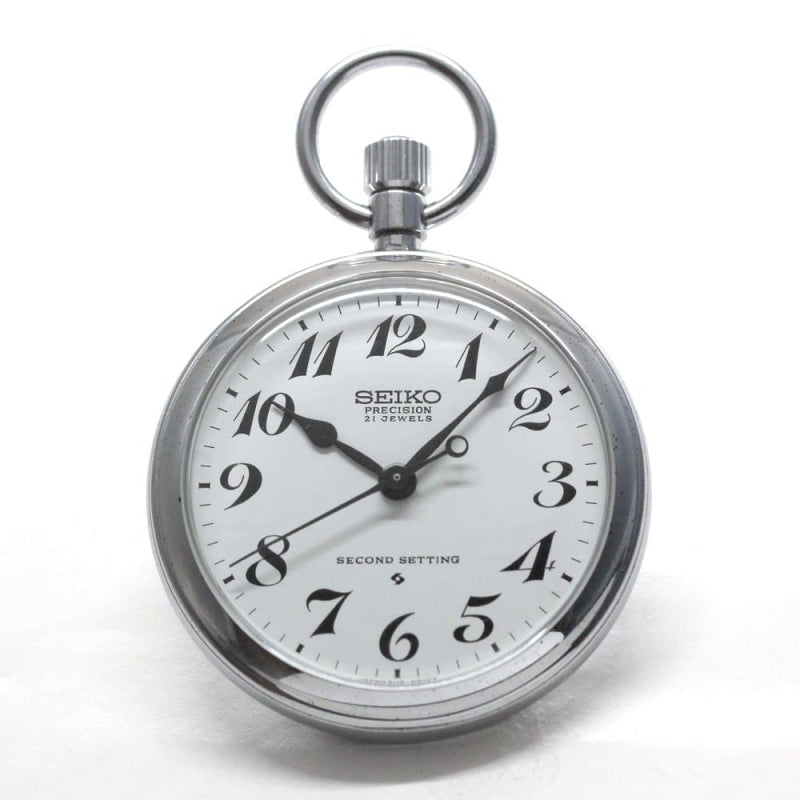 昭和の機械式セイコー鉄道時計/21石/19seiko-1263 – 懐中時計専門店