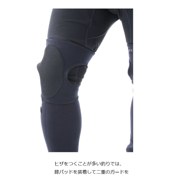 マズメ マズメ 膝パッド フリー ブラック MZAS-612 - 釣具のポイント