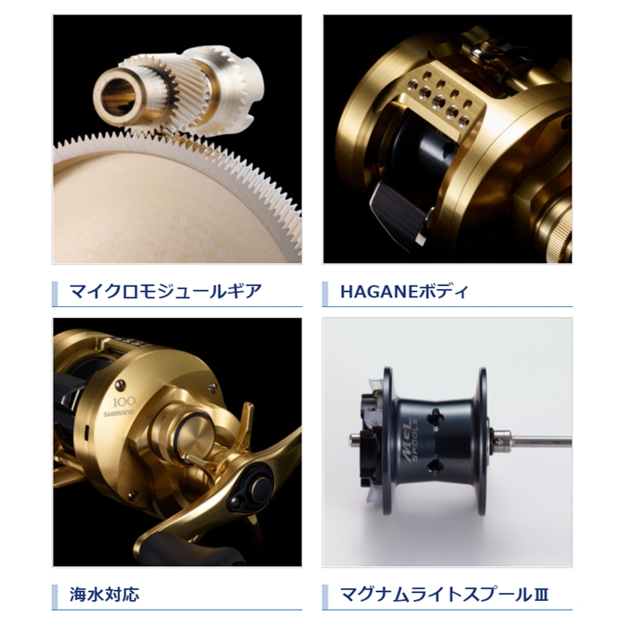 シマノ カルカッタコンクエスト 200 RIGHT(右) (ベイトリール) [2021年