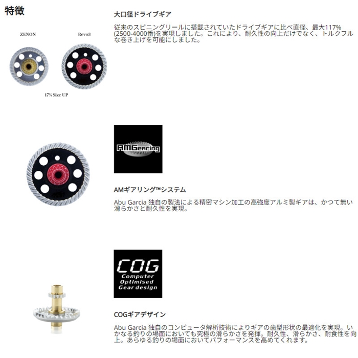 アブ・ガルシア レボ SP ロケット 2000S スピニングリール - 釣具の