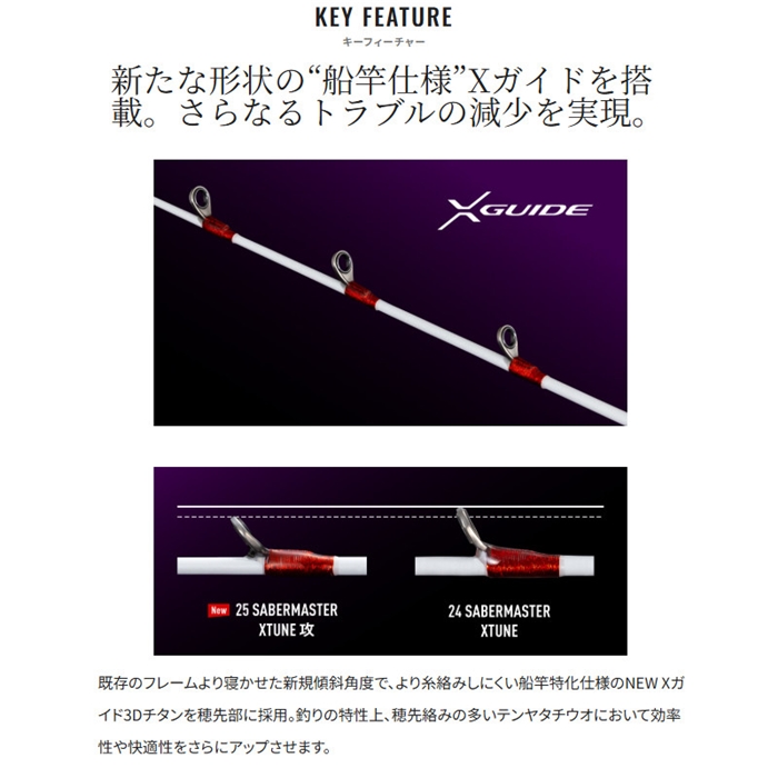 シマノ 25 サーベルマスター エクスチューン 攻 テンヤ 82MH170【大型