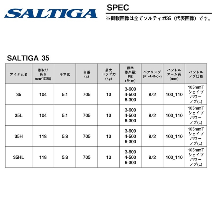 ダイワ ソルティガ 35 右ハンドル 25年モデル - 釣具のポイント 【公式