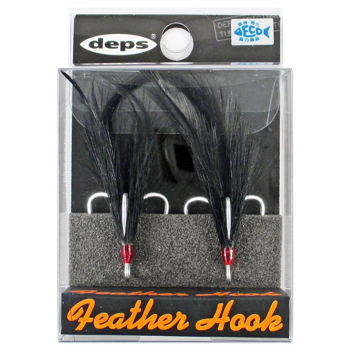 デプス フェザーフック #3 ブラック - 釣具のポイント 【公式