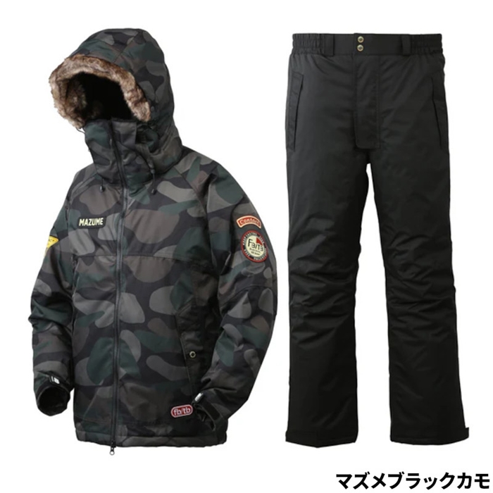 マズメ マズメ コンタクトオールウェザースーツ M ブラック MZFW-738