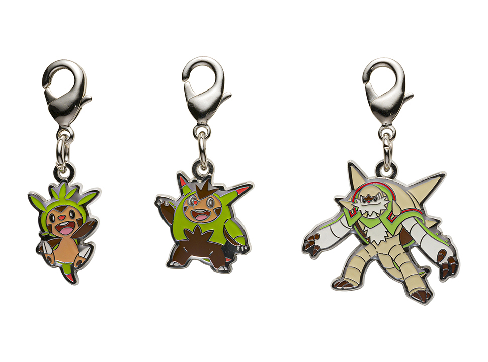 カロス地方の「全国ずかんメタルチャーム」が、ポケモンセンターに登場