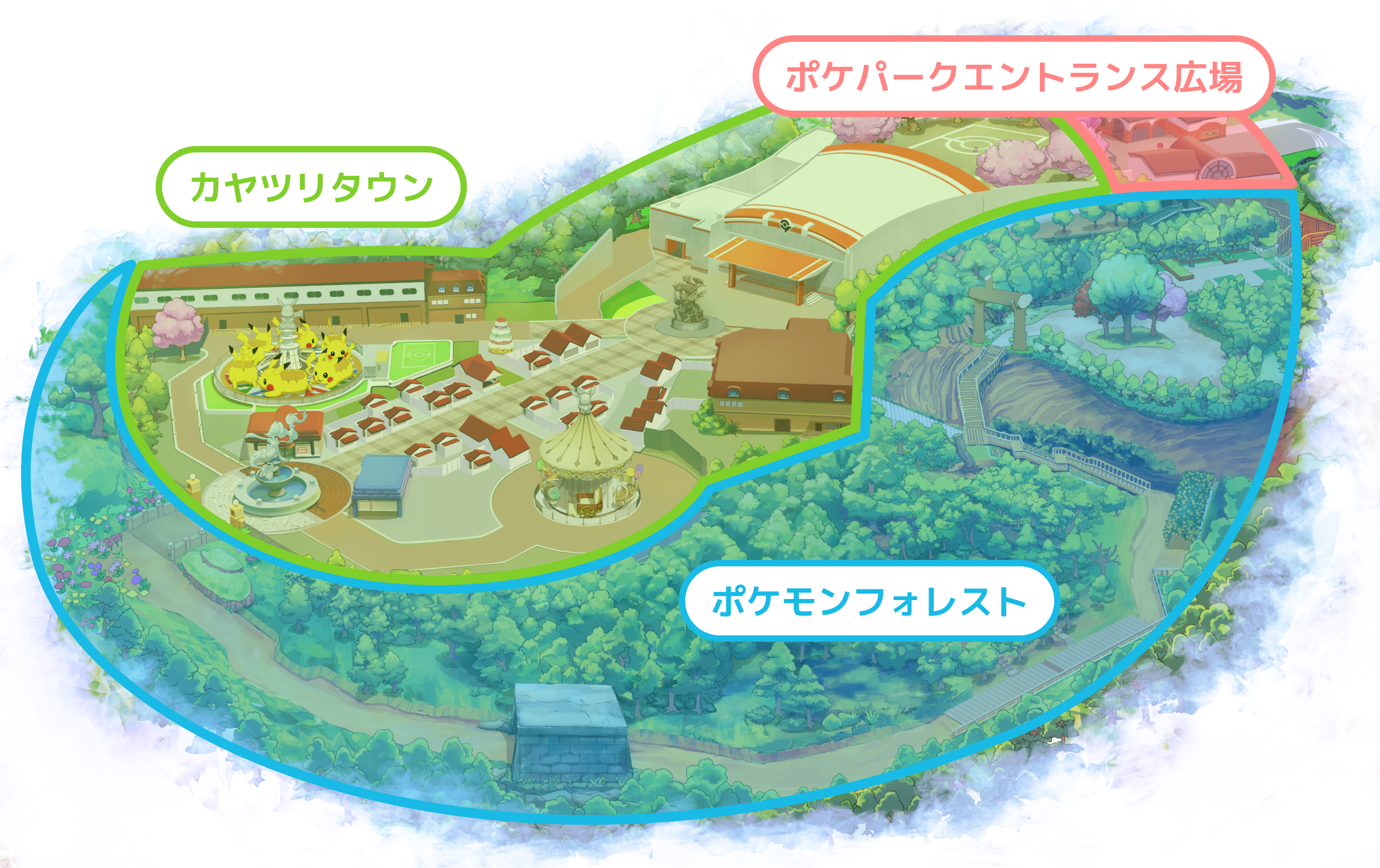 場内マップ｜ポケパーク カントー【公式】