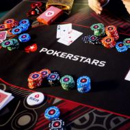 POKERSTARS 300 PIECE ON-THE-GO CHIP SET.