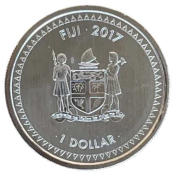 2017年フィジー1ドル銀貨 葛飾北斎 - 金貨買取本舗の買取価格｜金貨