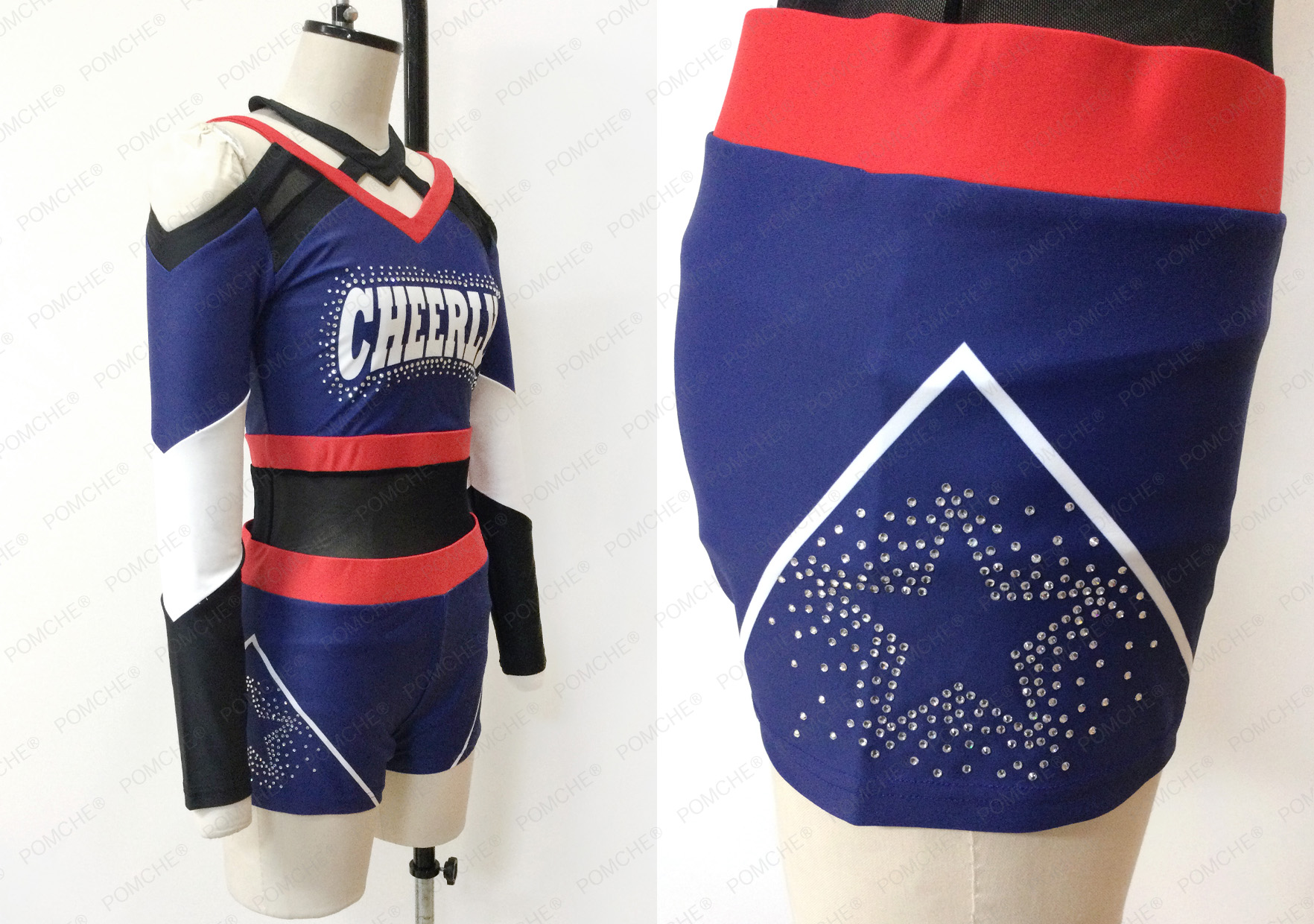 CHEERLYS Star様（昇華プリントダンスウェア）｜お客様作成例｜POMCHE