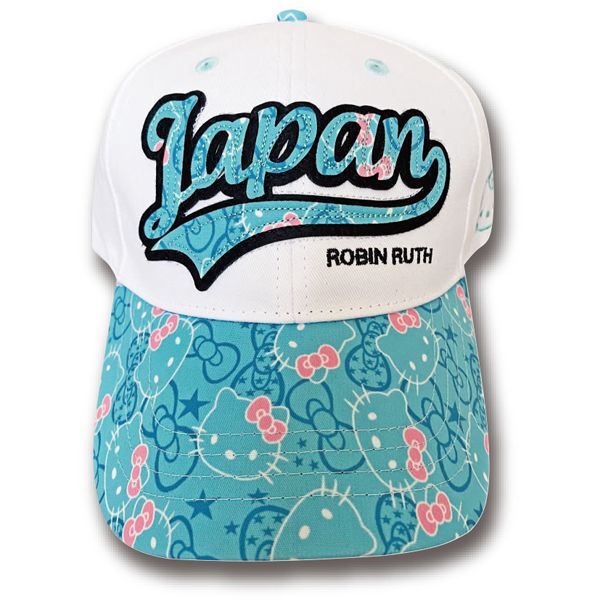 ロビン・ルス×ハローキティ「JAPAN CAP／キティロゴ」ASN-RRKTJCKL