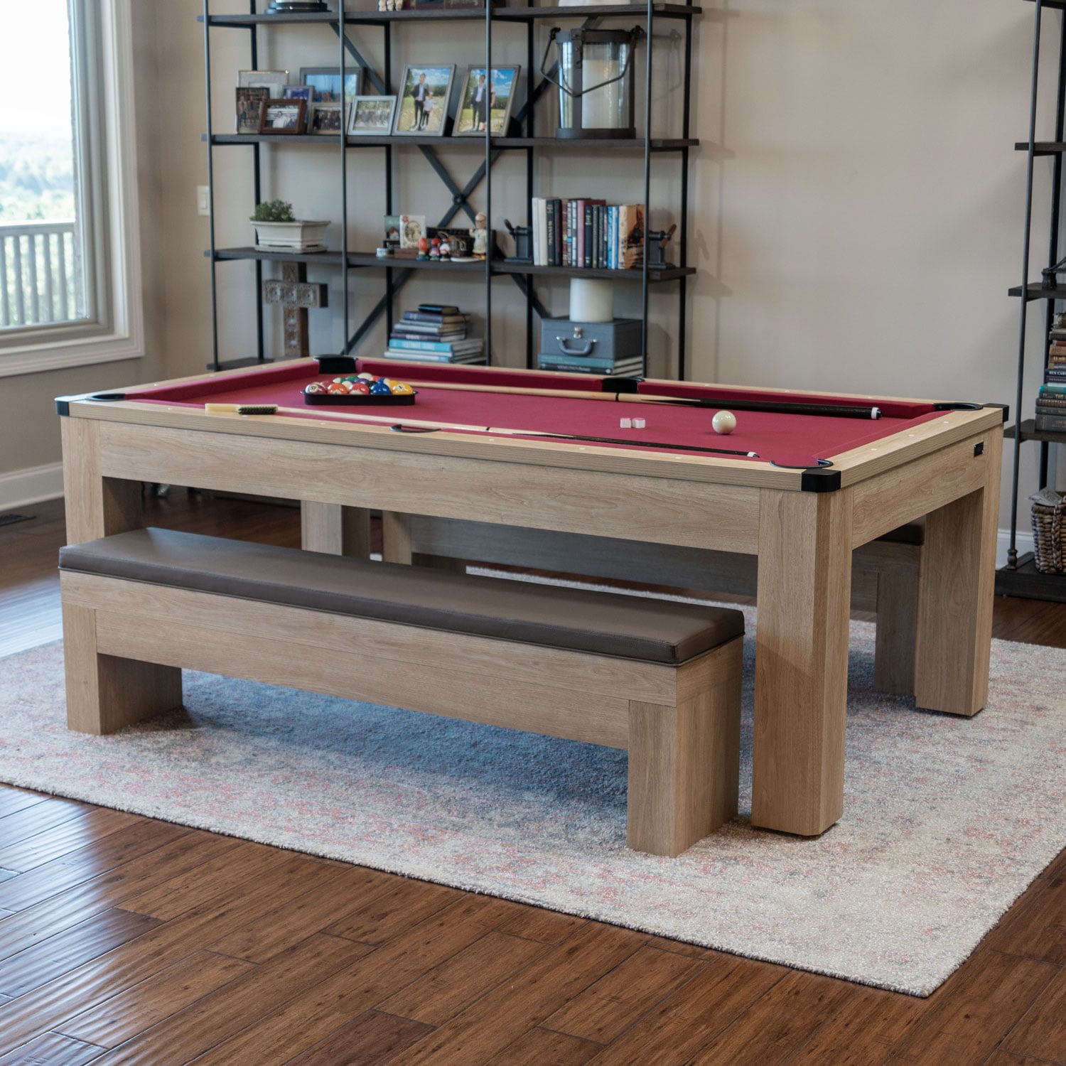 Savannah Nights Combo Pool Table Set - Pool Warehouse