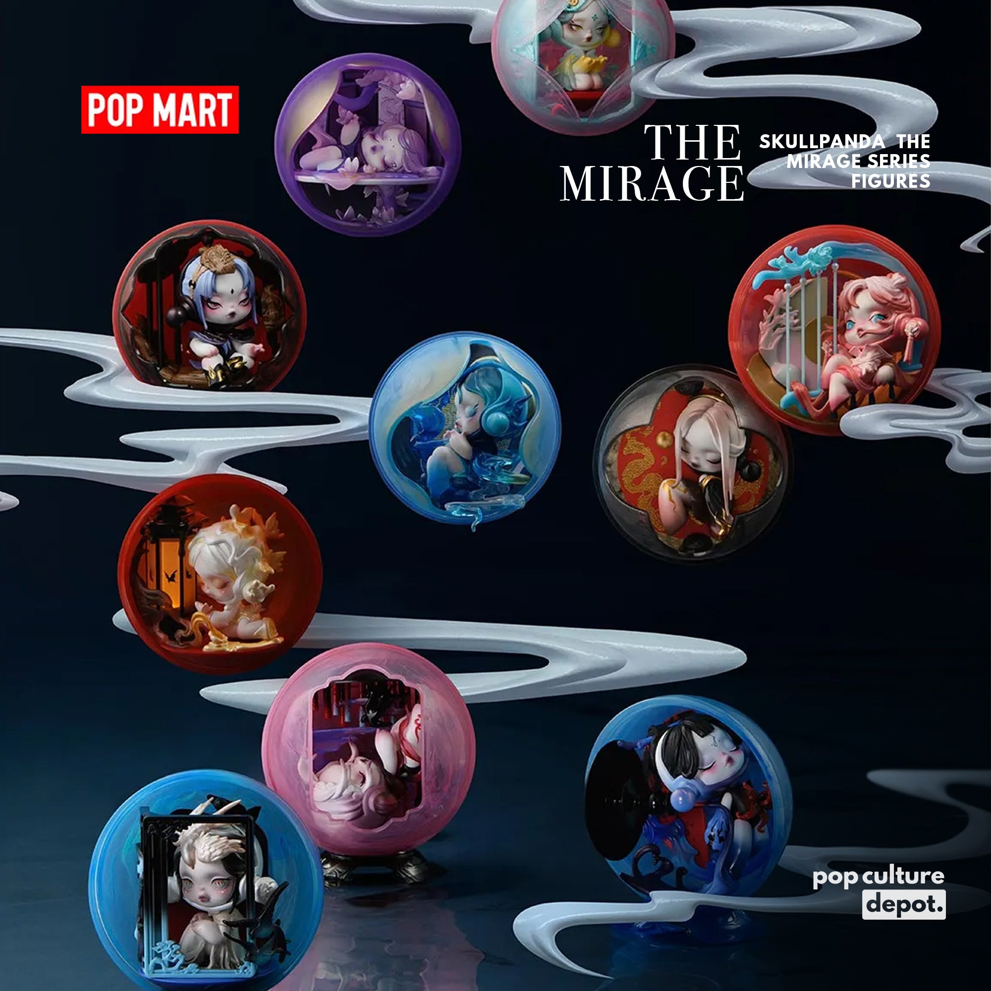 SKULLPANDA The Mirage Series Figures – POP CULTURE DEPOT