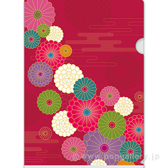 A4クリアファイル 花: ノベルティ｜販促物・販促通販の【POP GALLERY
