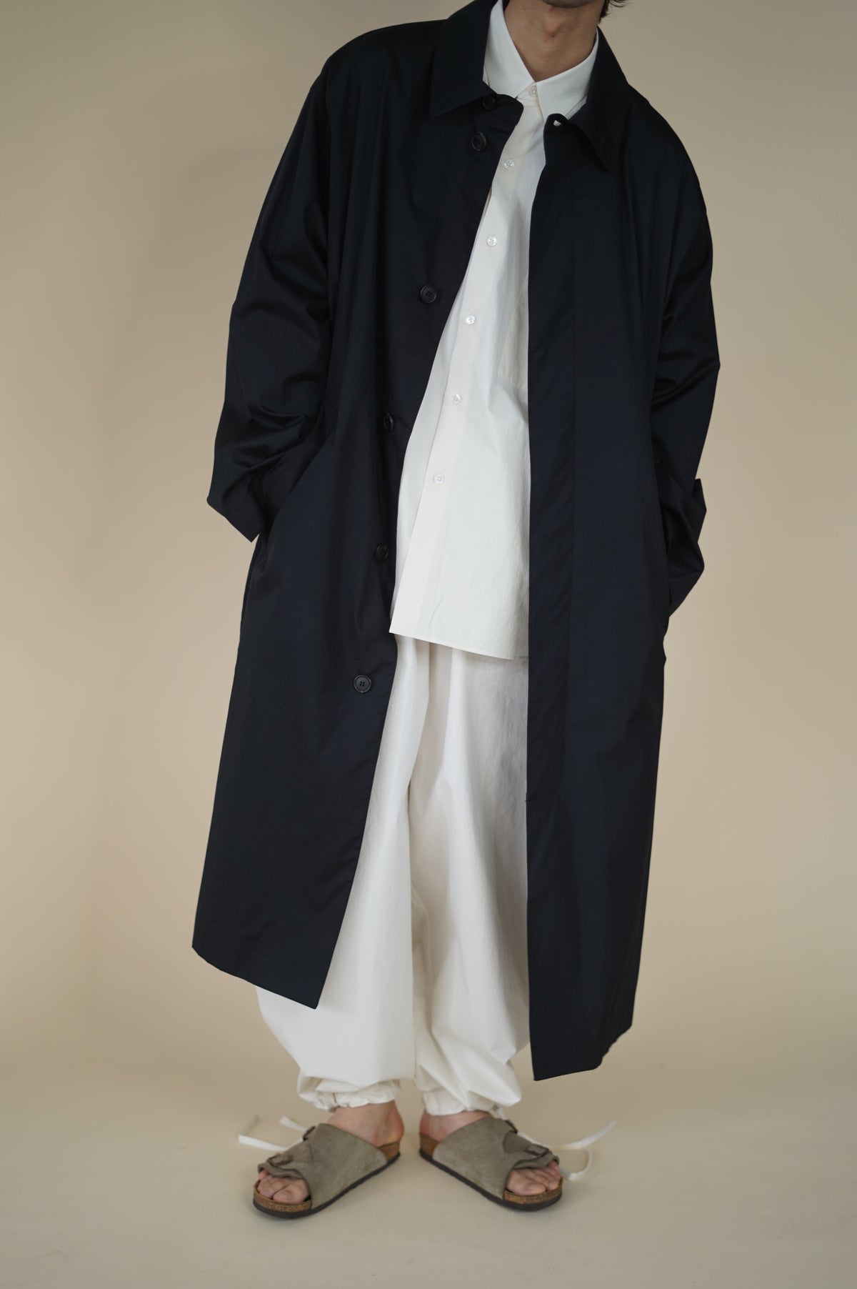 CRISTASEYA OVERSIZED LIGHT COTTON TRENCH – PORT