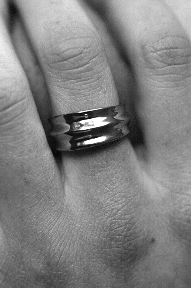 SAPIR BACHAR PLEAT RING – PORT