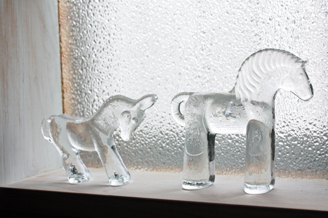PetaPeta北欧雑貨ショップ＞＞BODA＞＞ガラスのフィギュア＞＞馬