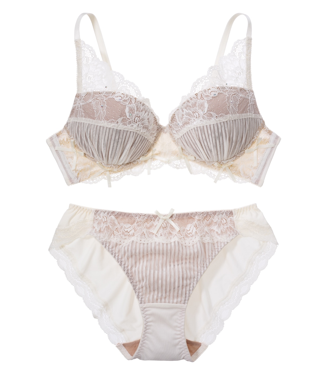 りらこれももちノンワイヤーブラセット(BC65 ホワイト): GiRLS by