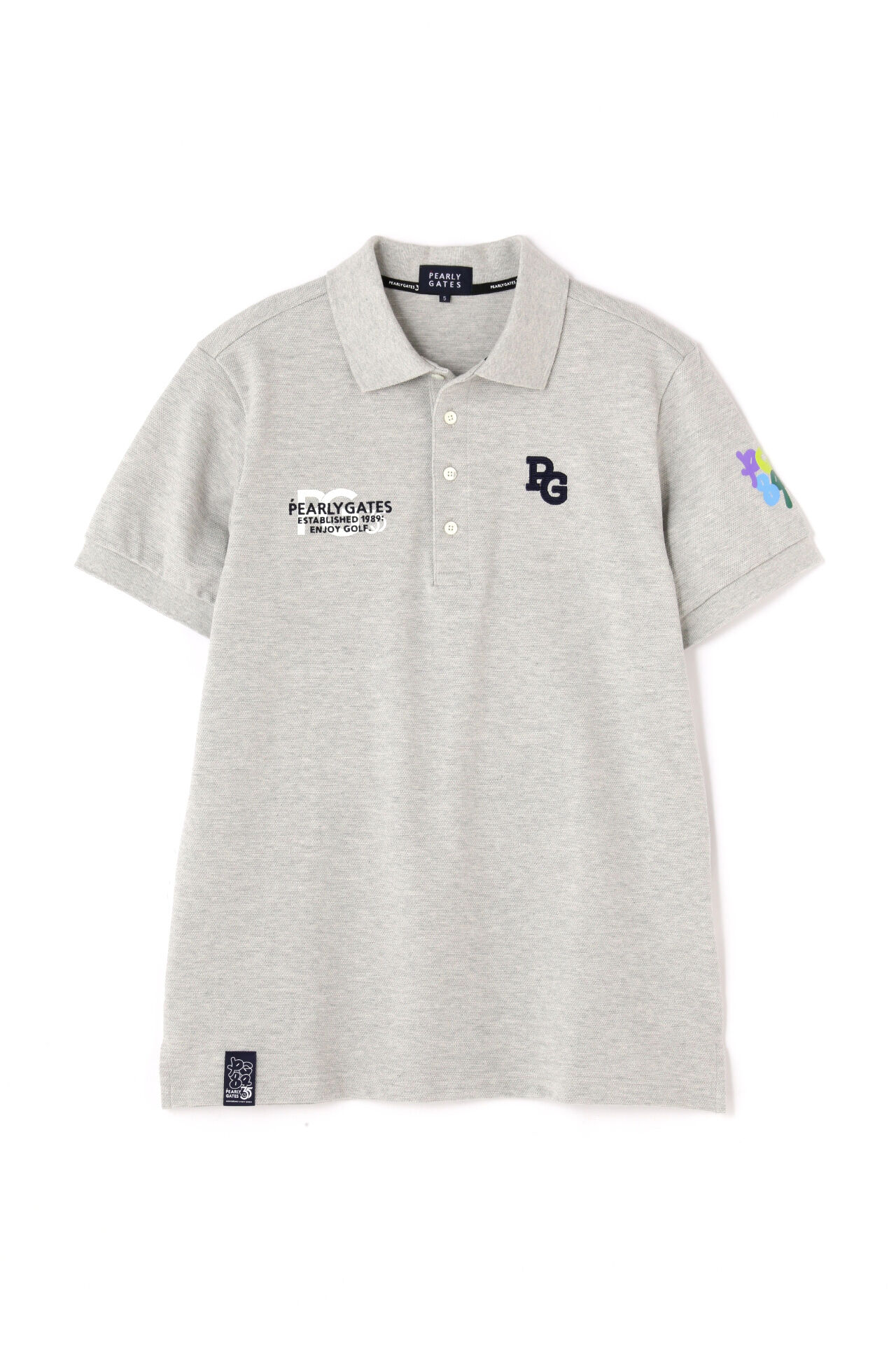 PEARLY GATES ダークグレー ショートスリーブシャツ PEARLY GATES ダークグレー ショートスリーブシャツ