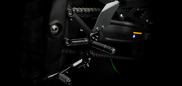 ZX6R カスタム バックステップ フットレスト ペダル