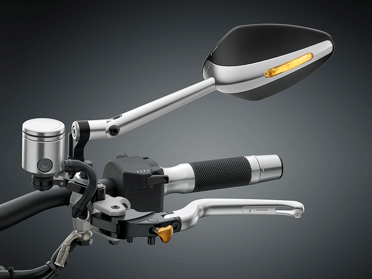 rizoma リゾマ ミラー 「Veloce L NAKED」with integrated indicator