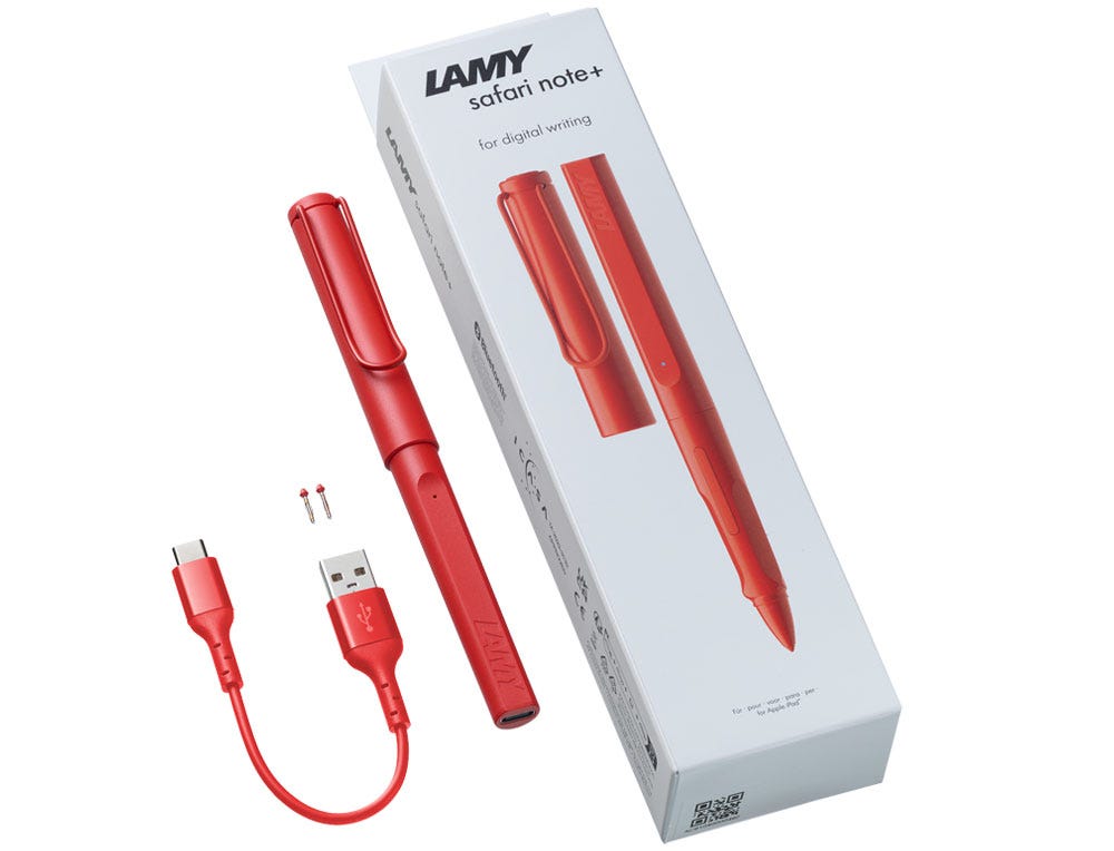 LAMY safari note+ Red Stylus Pen | Pen Heaven