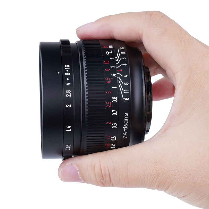 7Artisans 50mm F0.95 Large Aperture Portrait-Length Manual Lens
