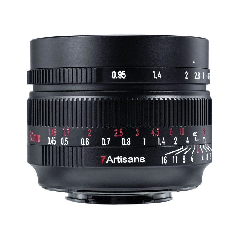 7Artisans 50mm F0.95 Large Aperture Portrait-Length Manual Lens