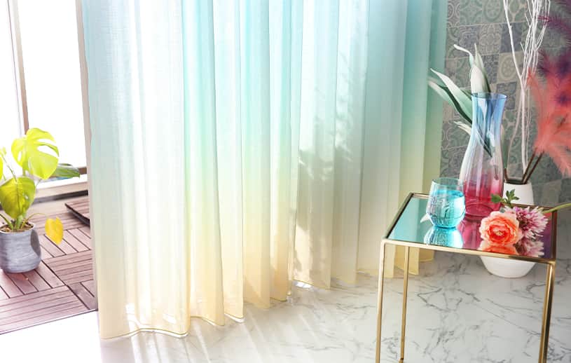 グラデーションレースカーテンの魅力とおすすめの商品を専門店の