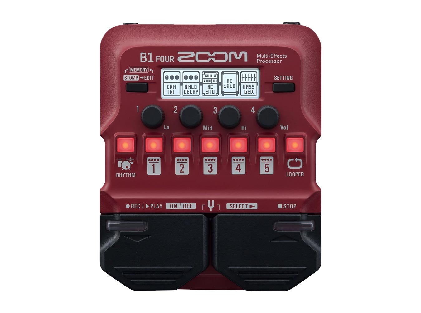 Zoom B1 FOUR Bass Multi-FX Processor - Perfect Circuit