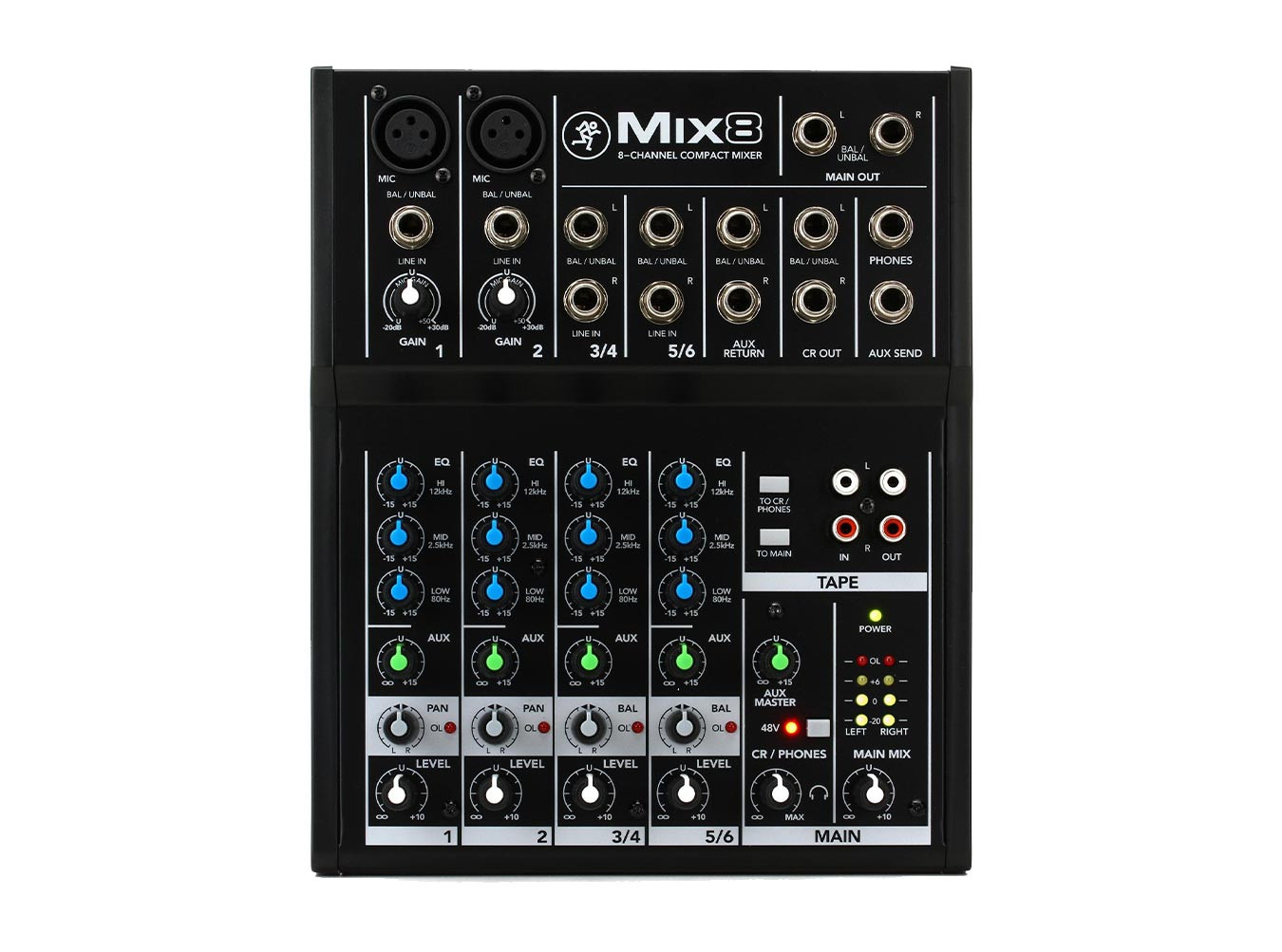 Mackie Mix8 8-Channel Mixer - Perfect Circuit