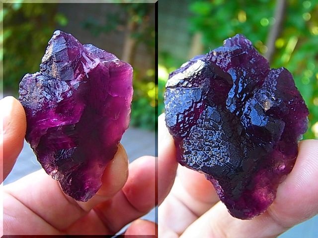 浙江省産パープルピンクフローライト原石69.4g - パーフェクトストーン