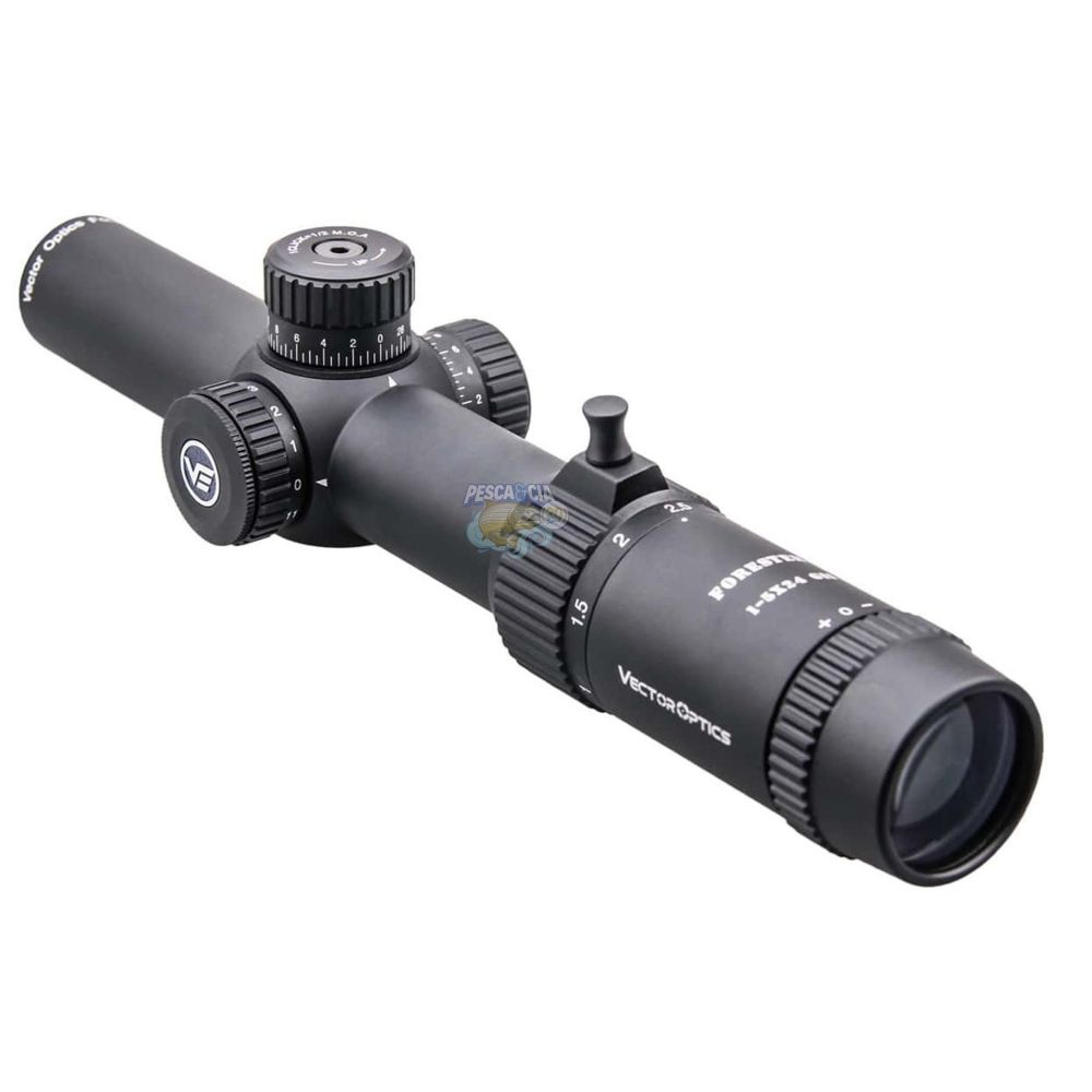 Luneta Vector Forester 1-5x24 30mm Gen.ii Black na Pesca & Cia Armas