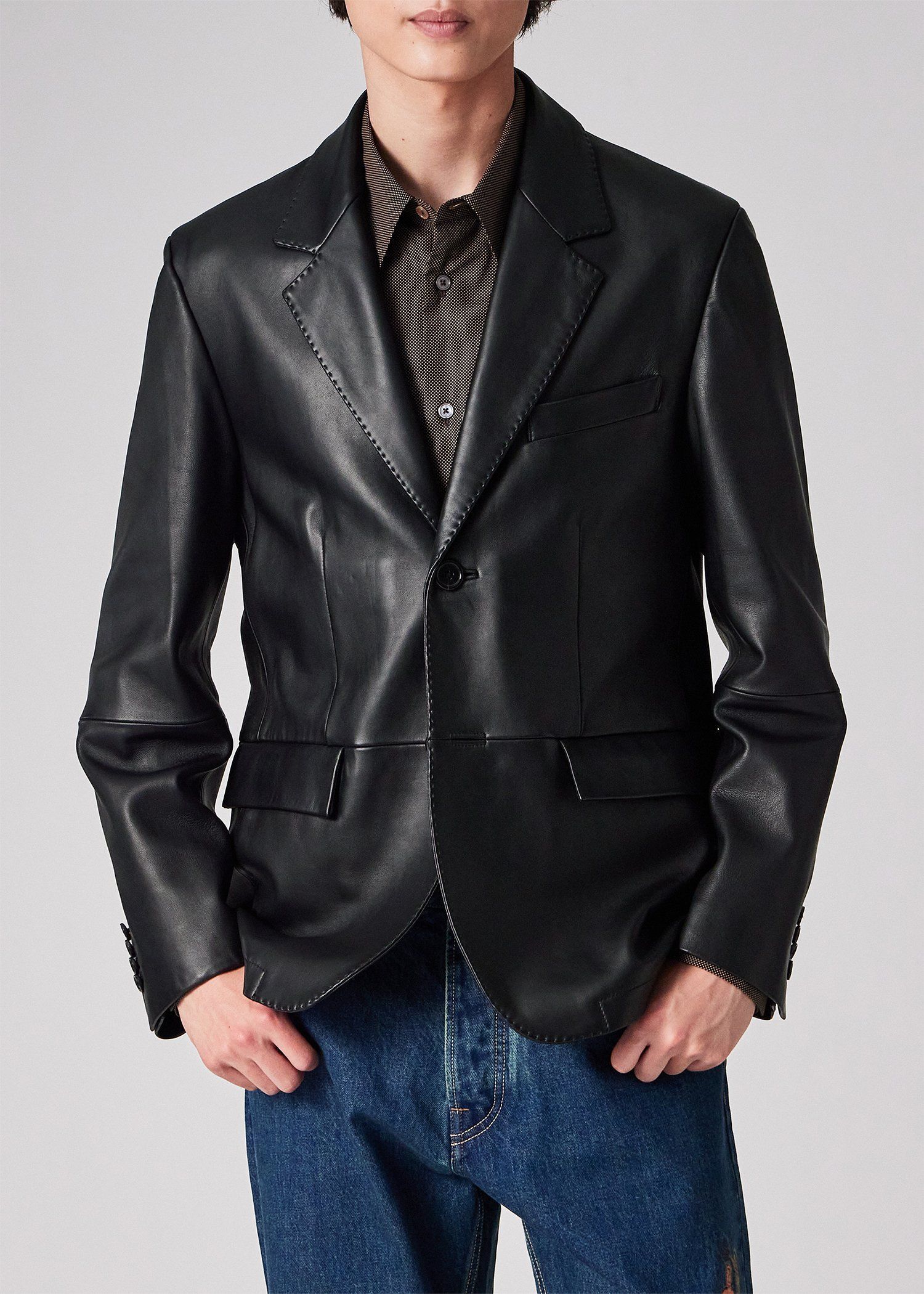 ラムレザー 2B ジャケット ｜ポール・スミス