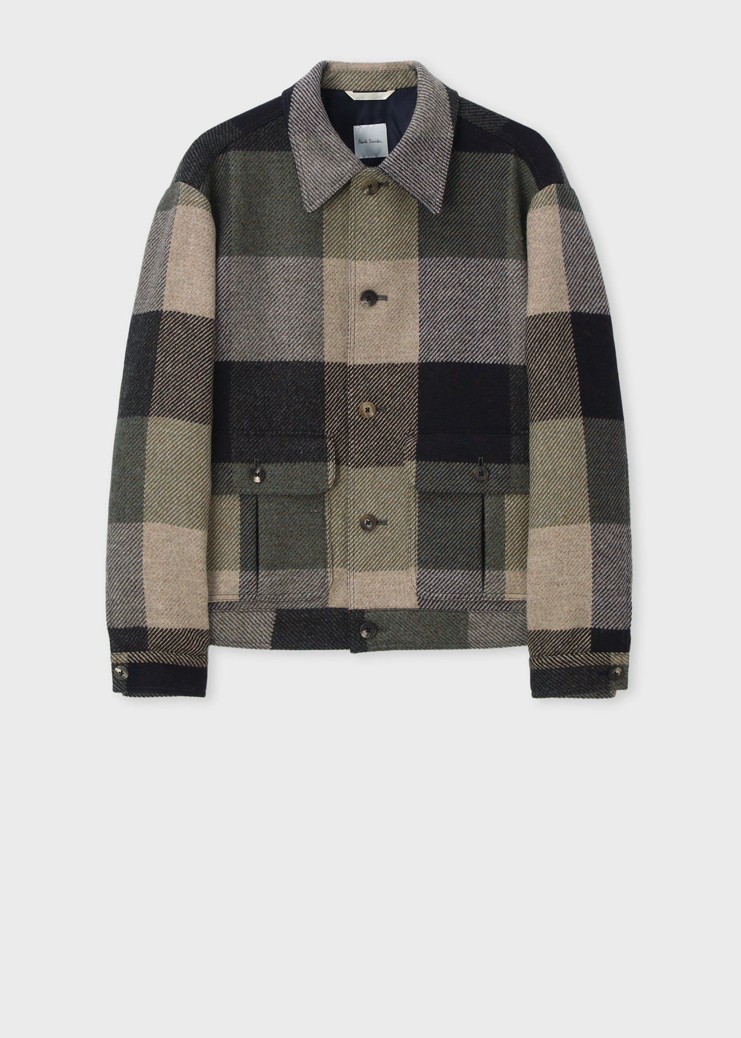 ラージブロックチェック ショートブルゾン ｜ポール・スミス