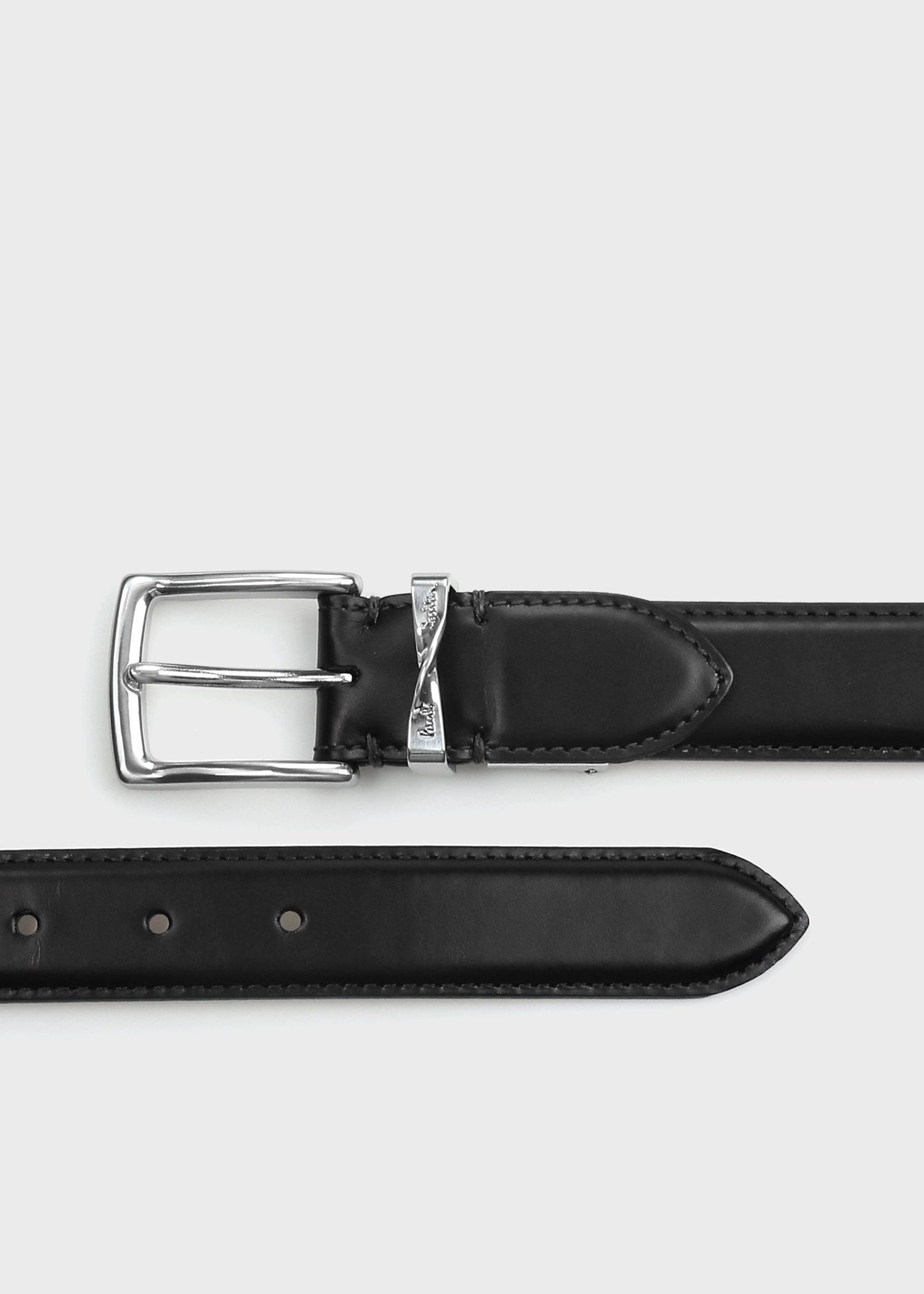 ツイストループロゴ レザーベルト ｜ポール・スミス