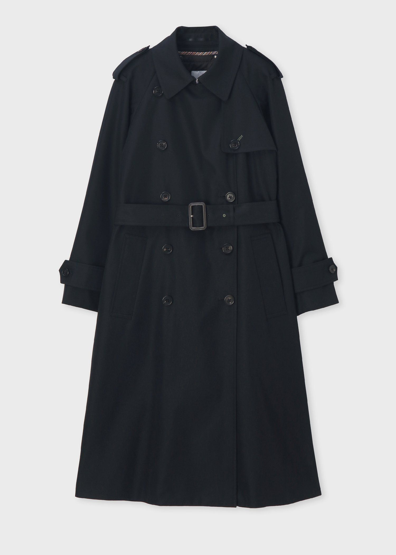 ウィメンズ リラックス トレンチコート（ネイビー） ｜ポール・スミス