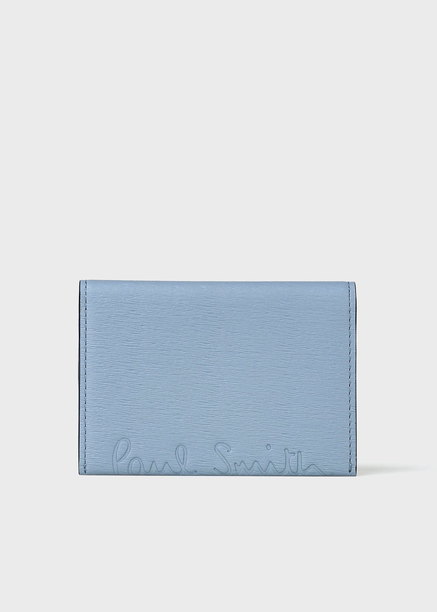 クロップドロゴ パスケース（サックスブルー） ｜ポール・スミス