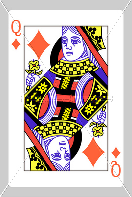 トランプ ダイアのクイーン - 商用利用可能な写真素材・イラスト素材