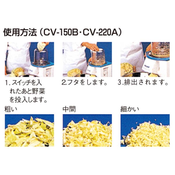 プロシェフ バーチカルフードカッターミニ CV-150B 中部