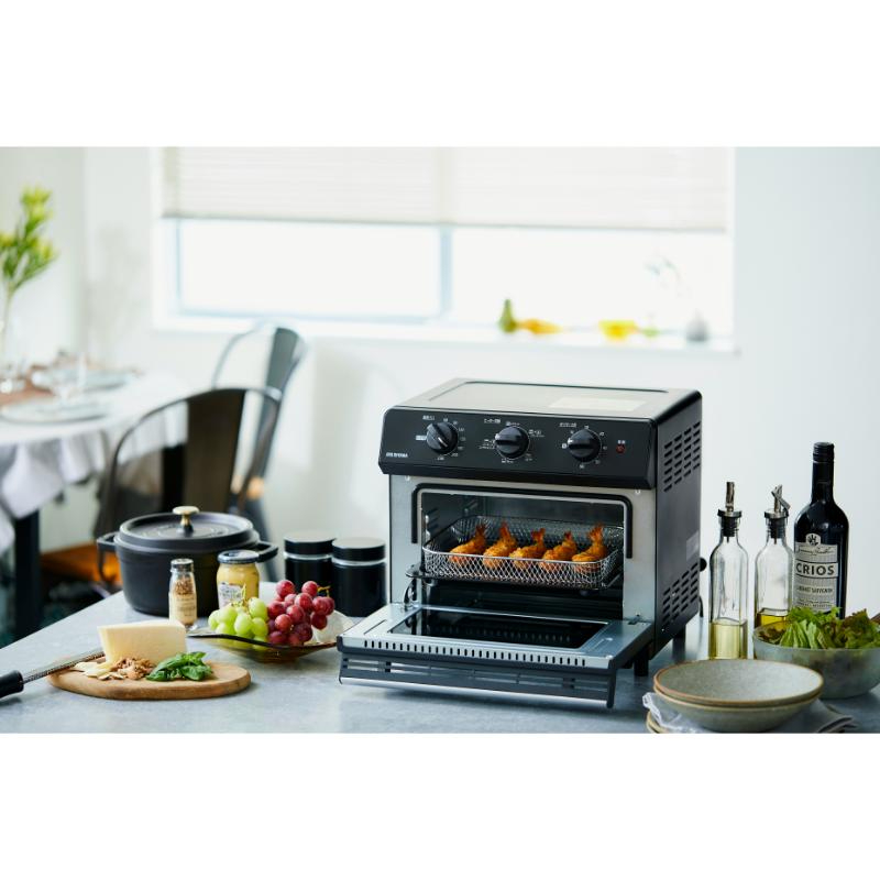 オーブン ノンフライ熱風オーブンFVX-D14A-B アイリスオーヤマ