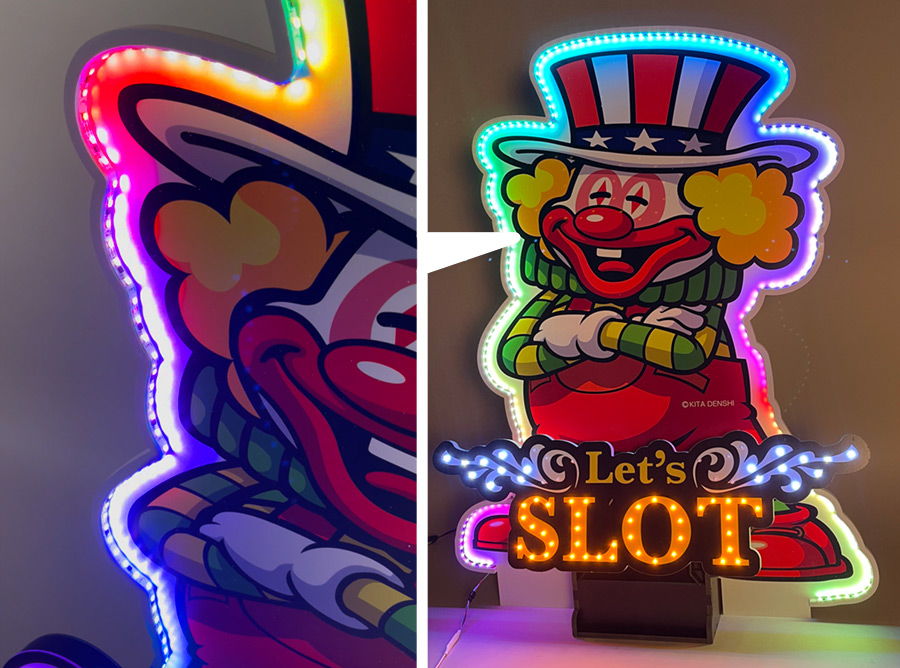 等身大パネルに光るサイン！？！？ﾑﾎﾎ♡パチンコ・パチスロの機種