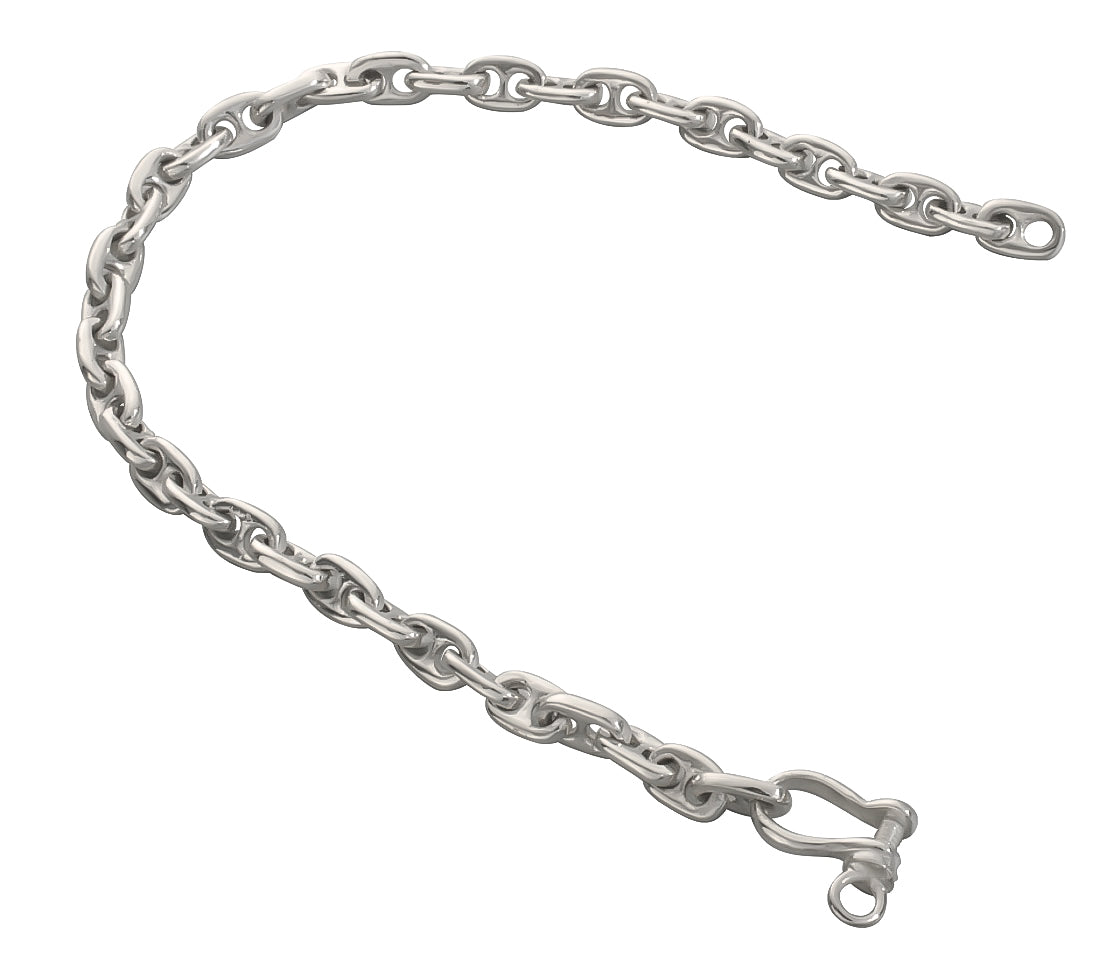 Anchor Chain Silver Bracelet - Pacific NW Boater TESTED
